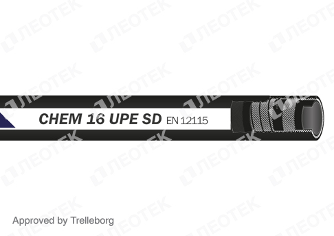 Универсальный напорно-всасывающий рукав для химических продуктов Trelleborg CHEM 16 UPE SD EN