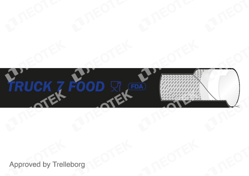 Абразивостойкий рукав для сухих пищевых продуктов Trelleborg TRUCK 7 FOOD